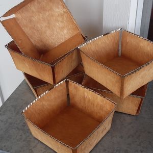 Set/6 Vintage Berry Baskets